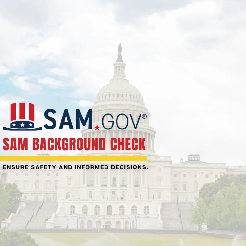 system for award management (sam) background checks